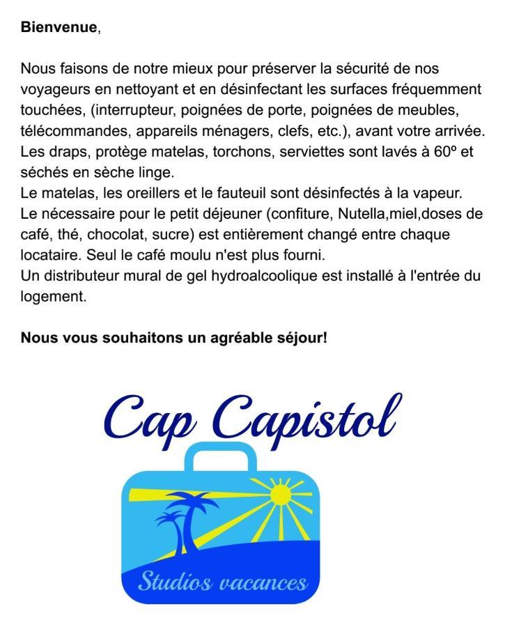Cap Capistol Studio Le Cap D'Agde Vue Port المظهر الخارجي الصورة